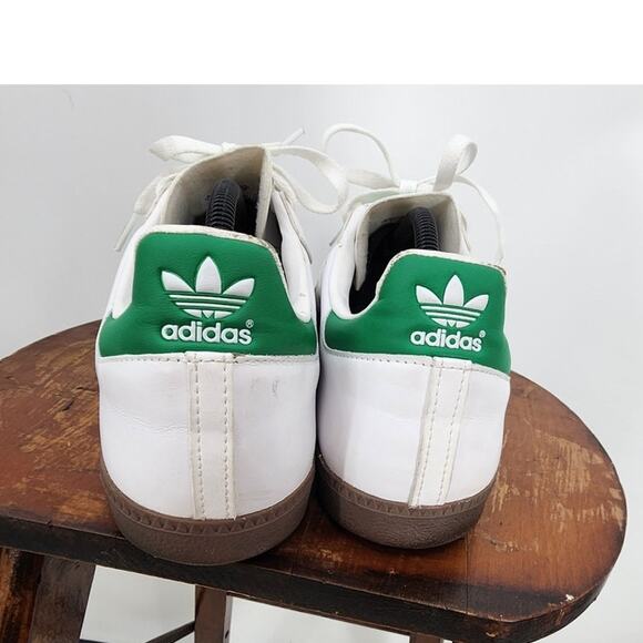 Adidas Samba Green‎ White Brown Size 11 **Flawed** main image 8